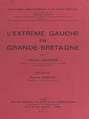 cover image of L'extrême Gauche en Grande-Bretagne